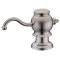 Whitehaus Solid Brass Soap/Lotion Dispenser, Brushed Nickel WHSD030-BN